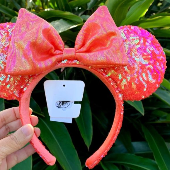 Disney Accessories - 🧡Disney Ariel’s Coral Grotto Minnie Mouse Ears
